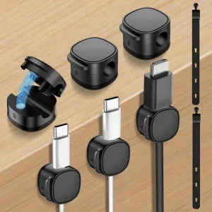 Magnetic Cable Clip Cable